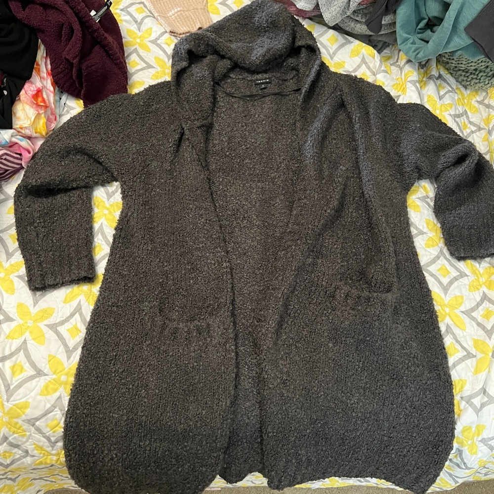 Torrid Charcoal Textured sweater